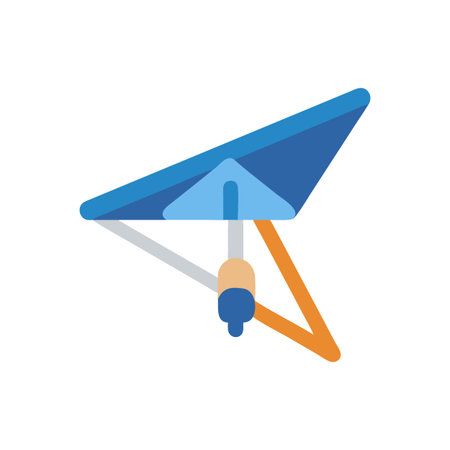 Hang Glider Icon for Eco-Friendly Adventures