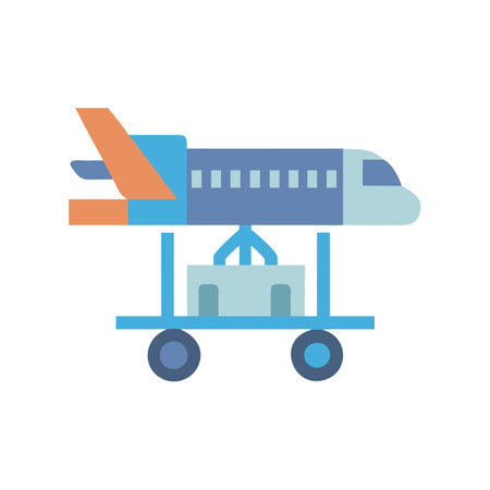 Jet Bridge Icon for Efficient Boardingのイラスト素材