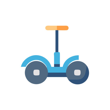 Unique Segway Icon for Eco-Friendly Travelのイラスト素材