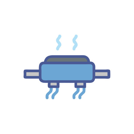 Important Vehicle Exhaust Icon for Emissionsのイラスト素材