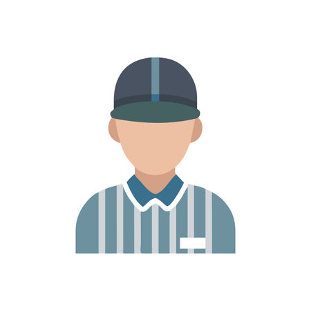 Baseball Umpire Sports Icon Designのイラスト素材