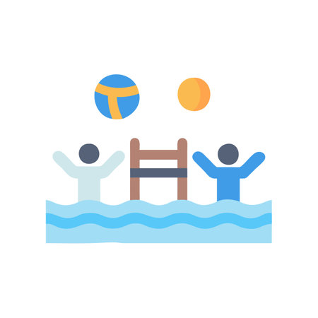 Icon Design for Beach Volleyballのイラスト素材