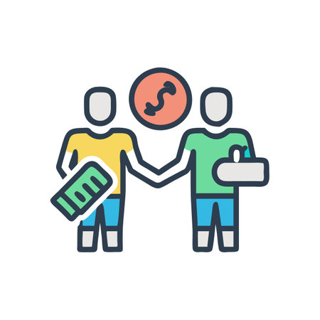 Dynamic Athlete Sponsorship Iconのイラスト素材