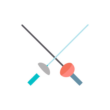 Fencing Sword Graphic for Artistic Use