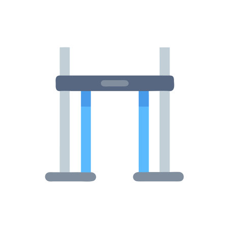 Uneven Bars Vector Icon for Trainingのイラスト素材