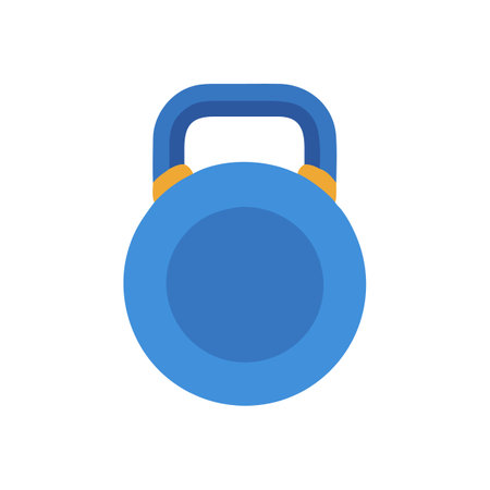 Stylish Kettlebell Icon Designのイラスト素材