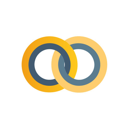 Icon Representation of Olympic Gold Ringのイラスト素材