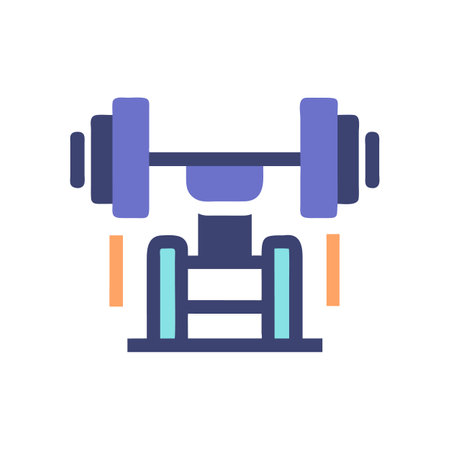 Icon Representation of Powerlifting Eventsのイラスト素材
