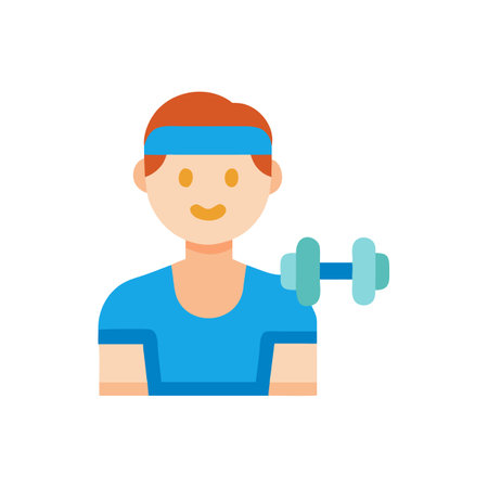 Icon for Personal Trainer Services and Supportのイラスト素材