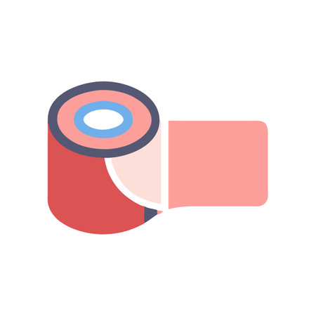 Physiotherapy Tape Icon for Recoveryのイラスト素材