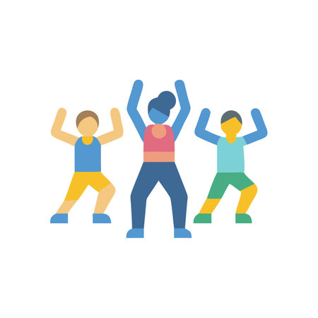 Icon for Zumba Class Fitnessのイラスト素材