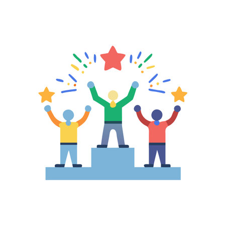 Icon for Victory Celebration in Sportsのイラスト素材