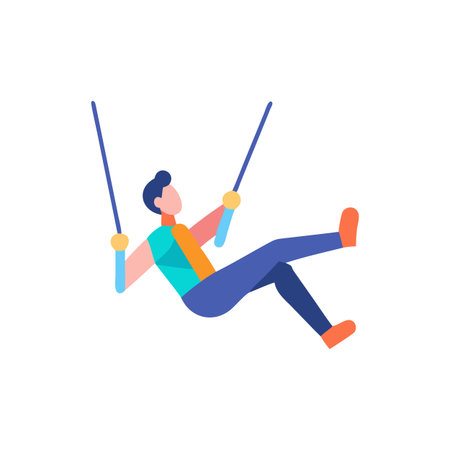 Trapeze Artist Icon for Circus Performancesのイラスト素材