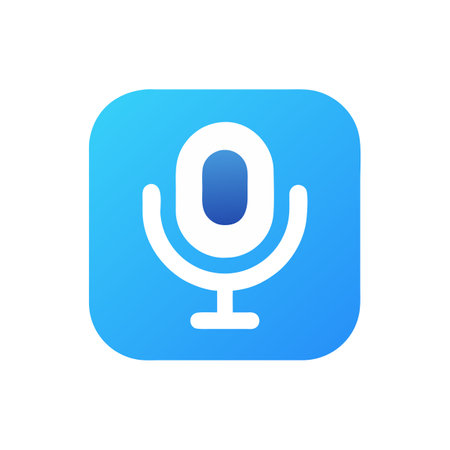 Creative Audio Recording App Iconのイラスト素材