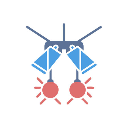 Concert Lights Icon for Eventsのイラスト素材