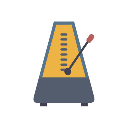 Metronome Icon for Musiciansのイラスト素材
