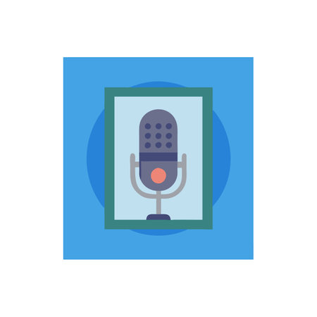 Icon for Booths in Music Studiosのイラスト素材