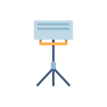 Music Stand Icon for Performersのイラスト素材