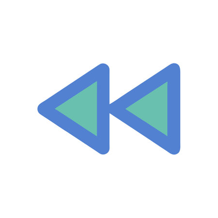 Icon for Rewinding Music Tracksのイラスト素材