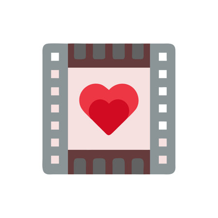 Romantic Movie Icon for Film Genresのイラスト素材