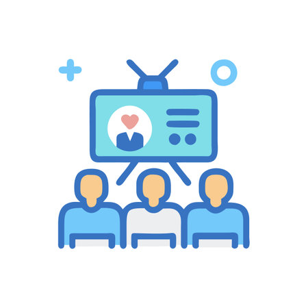 SVG Icon for Reality TV Showsのイラスト素材