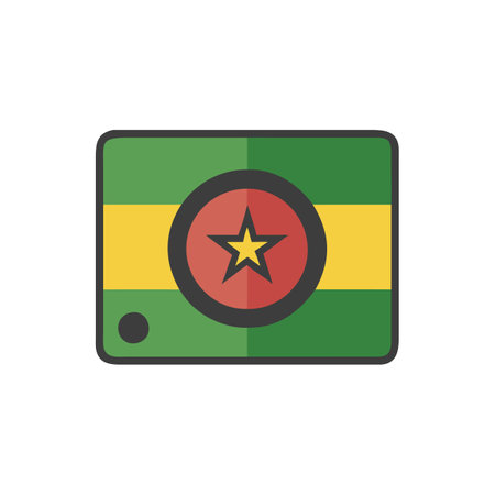 Icon for Representing Reggae Musicのイラスト素材