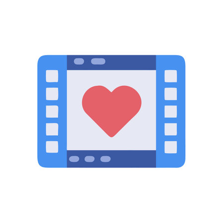 Icon for Romantic Film Genresのイラスト素材
