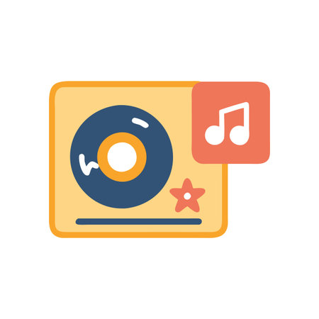 Icon for Representing Pop Musicのイラスト素材