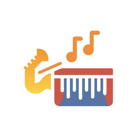 Jazz Music Icon for Celebrationsのイラスト素材