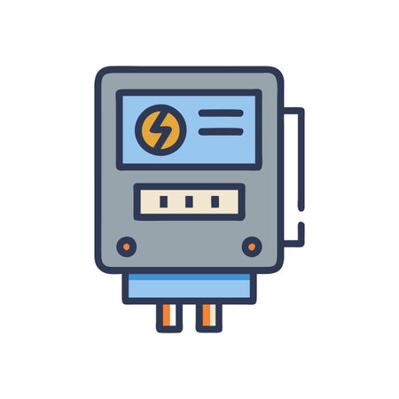 Electricity Meter Icon for Design