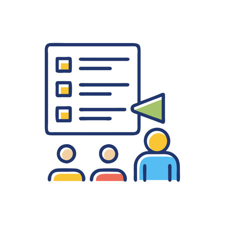 "Educational Survey Icon for Feedback"のイラスト素材