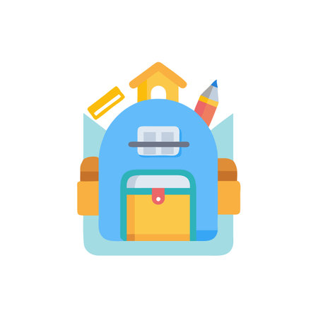 "Creative Back to School Icon Graphic"のイラスト素材