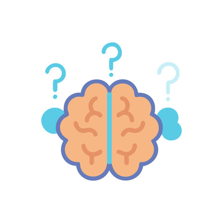 Modern Vector Illustration of Brain Teaser