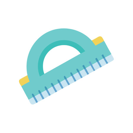 "Dynamic Protractor Icon for Math Education"のイラスト素材