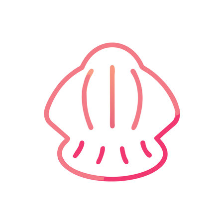 Charming Shell with Ocean Background