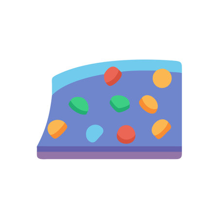 Unique Bouldering Wall Icon for Sports Fansのイラスト素材