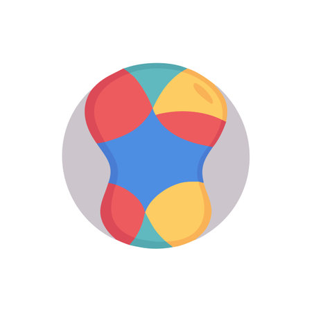 Stylish Footbag Hacky Sack Icon for Funのイラスト素材