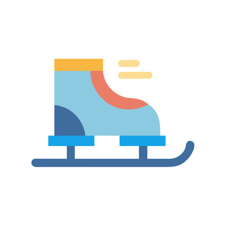 Unique Ice Skating Icon for Competitionsのイラスト素材