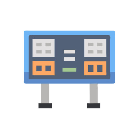 Icon of Sports Scoreboard for Tracking Scoresのイラスト素材