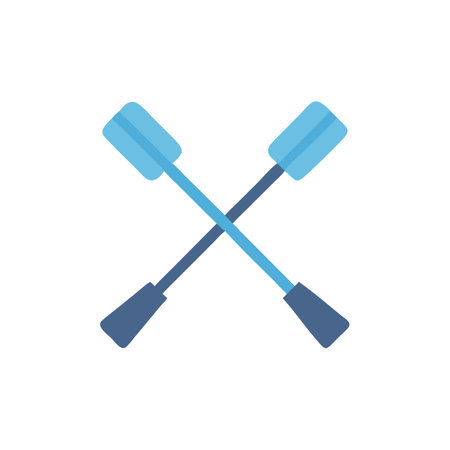 Rowing Oars Icon for Water Sportsのイラスト素材