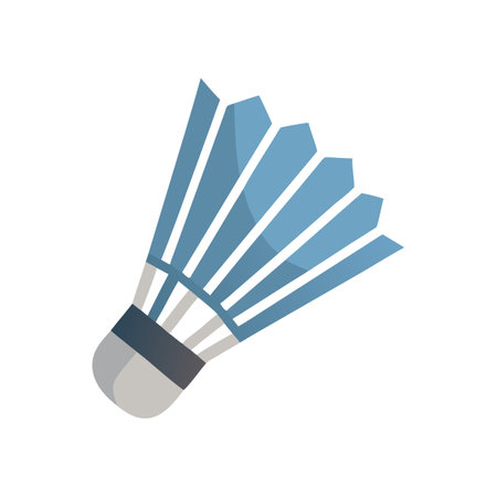 Creative Badminton Shuttlecock Icon Illustrationのイラスト素材