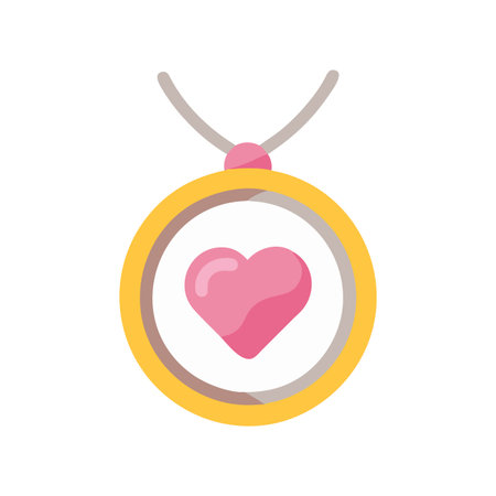 Unique Locket Vector for Creative Designsのイラスト素材