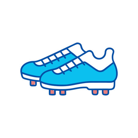 Stylish Soccer Cleats Illustration for Game Dayのイラスト素材