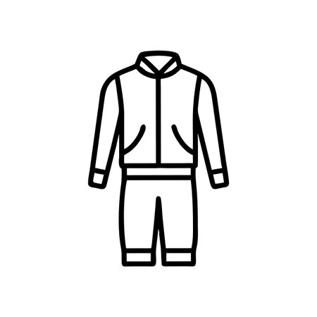 Unique Tracksuit Vector for Creative Designsのイラスト素材
