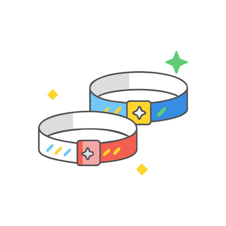 Unique Wristbands Vector for Creative Designsのイラスト素材