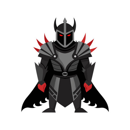 Exquisite Black Knight Plant Designのイラスト素材