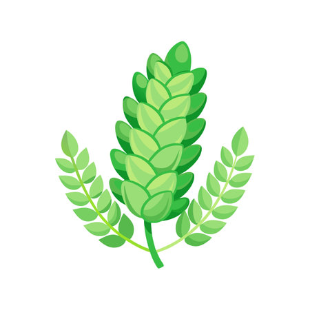 Vibrant Sedum Morganianum Burro's Tailのイラスト素材