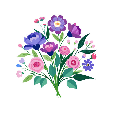 Elegant Statice Flower for Unique Designsのイラスト素材