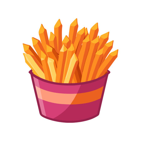 Baked Sweet Potato Fries Specialのイラスト素材