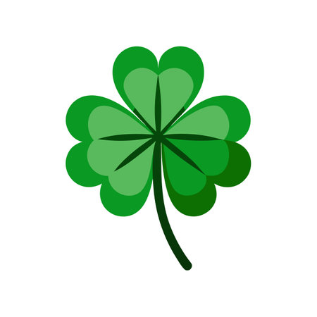 Vibrant Clover Flower Illustrationのイラスト素材